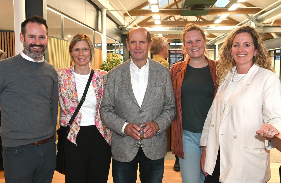 Joe and Chantelle Chapman, of Dunedin, Peter Gowing, of Wanaka, Devonia Kruimer and Lucinda...