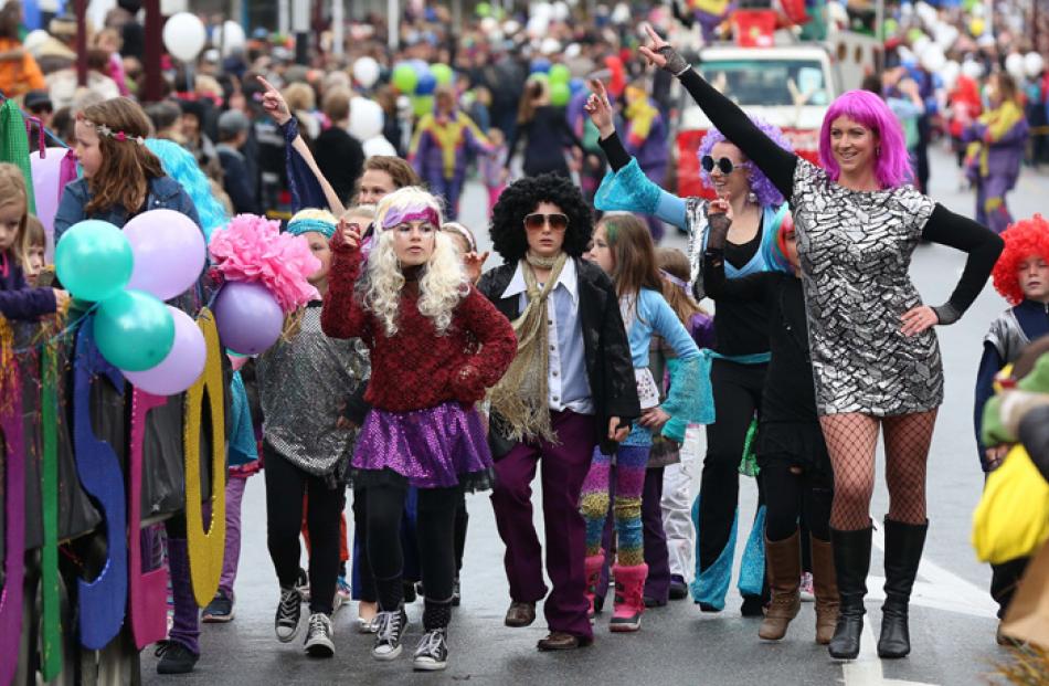 Danceworks float.