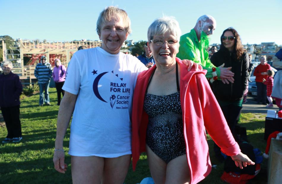 Doreen Lory (67), with friend Mary Mason (72), ticked one of her 'bucket list' items.