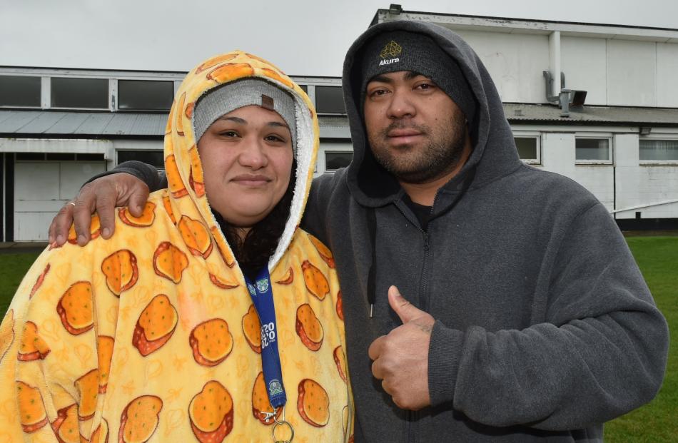 Mele and Sione Palu, of Dunedin.