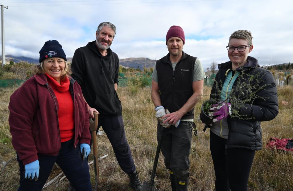 Volunteering in Bannockburn at the Mōkihi Reforestation Trust’s first planting day of the year...