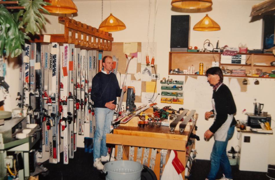 A selection of photographic memorabilia from Racers Edge. PHOTO: DIANA SCHIKKER

