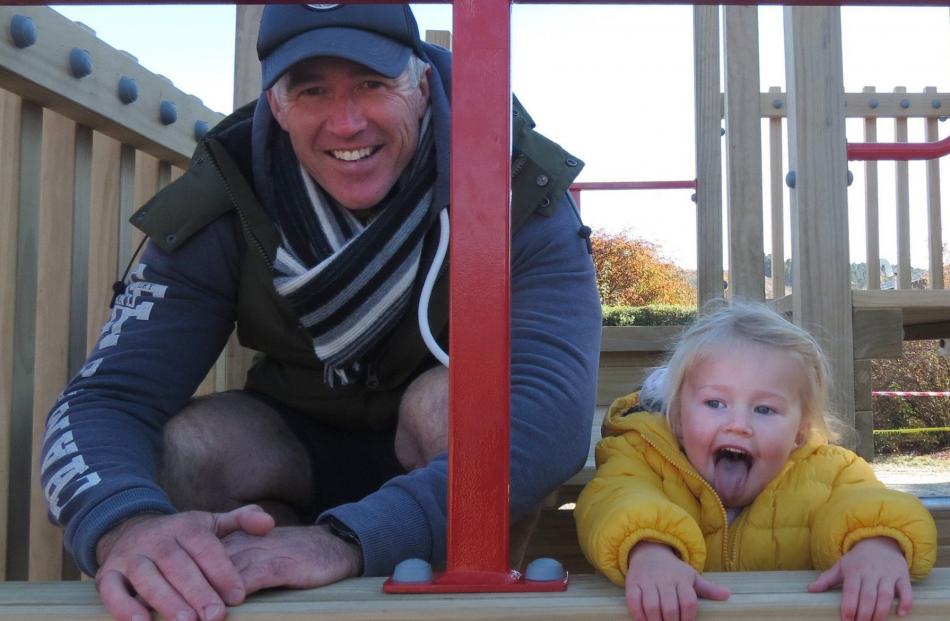 Adam and Arielle, 2, Ross, of Queensbury.