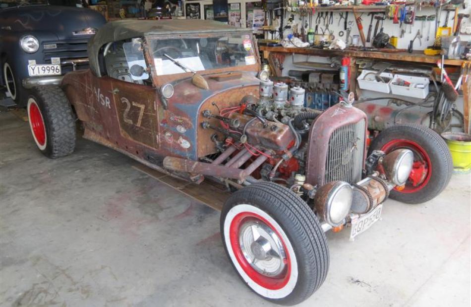 You never have to worry about cleaning this Rat Rod.  Photos by Samantha McPherson.