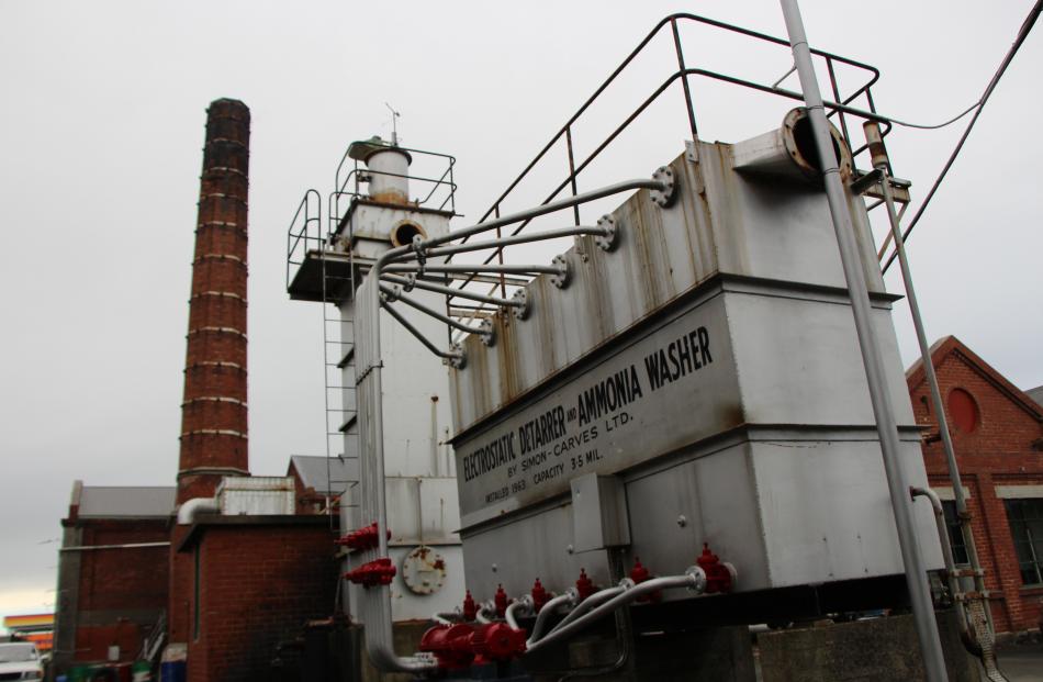 Gas purifying machinery at the Dunedin Gasworks Museum site, Braemar St, South Dunedin, is a...