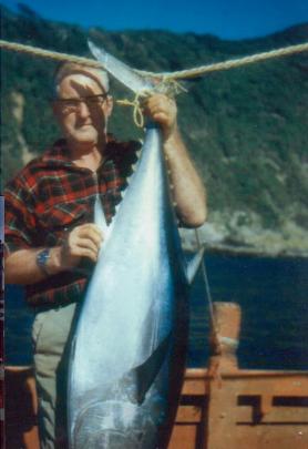 George with tuna early 1970’s