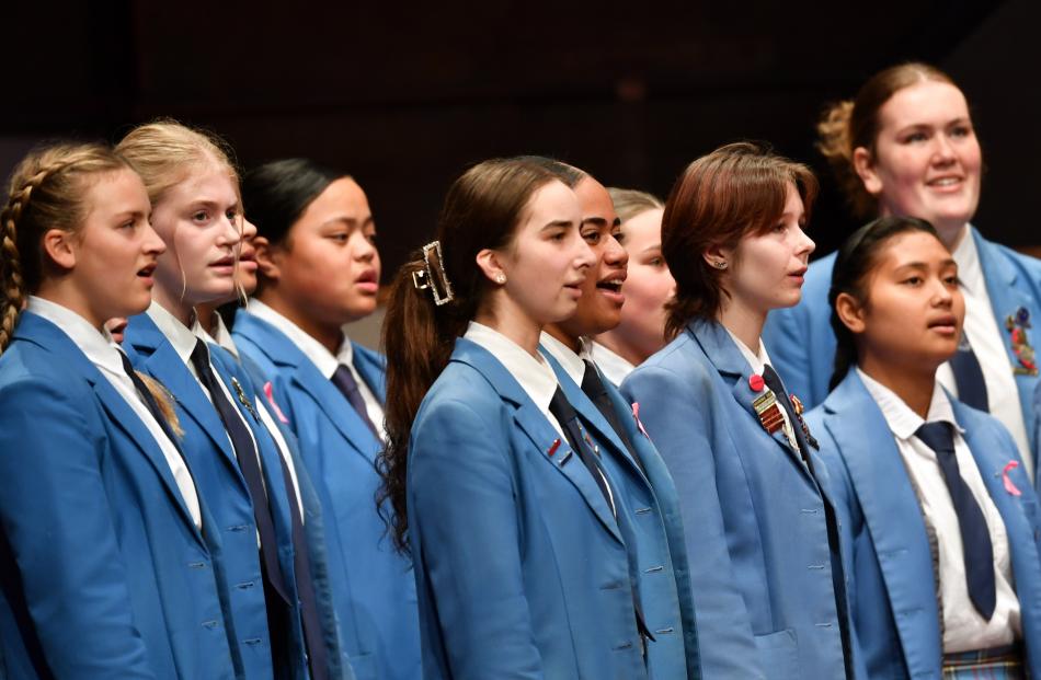 Queen’s High School pupils perform with King’s High School pupils under the name 
Polyhymnia. 