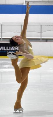 Dunedin ice skater Misaki Joe.