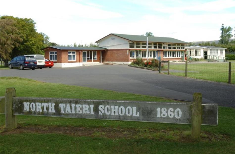 North Taieri School on its last day as a school in December 2003.