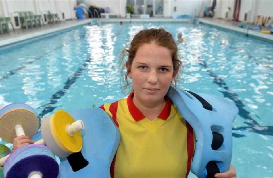 Otago Therapeutic Pool supervisor Emma Jones at the pool yesterday.