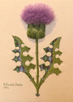 'A Scotch Thistle', by Christine Cook.