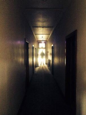 A hallway of horror in the old Waimate Hospital. Photo supplied.