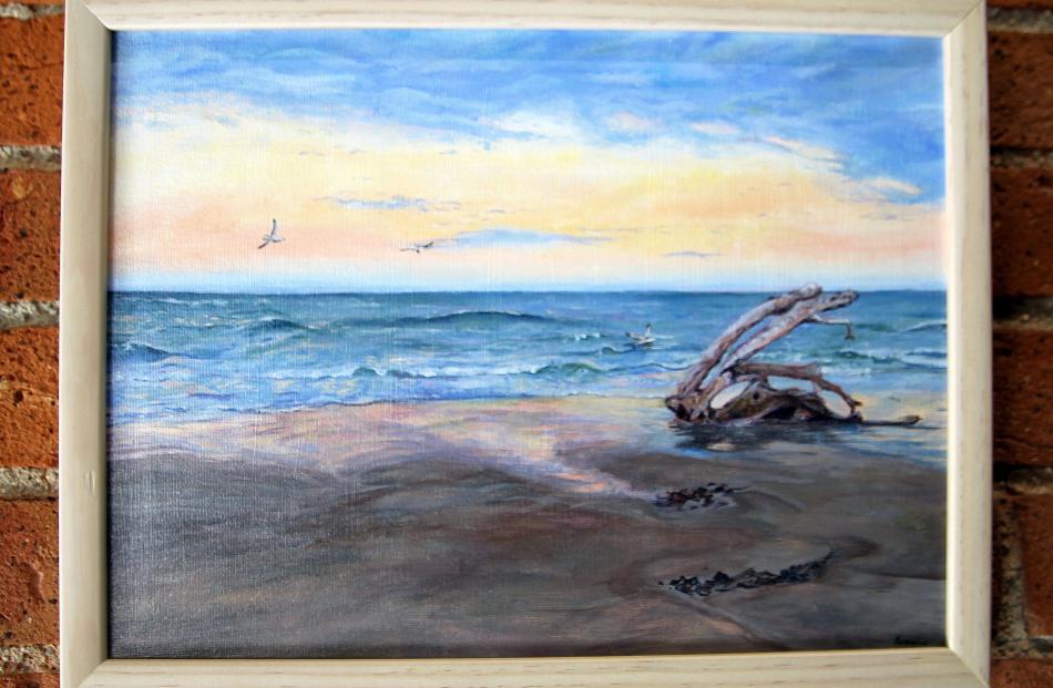 Acrylic on canvas by Jocelyn Winslade, 15, of Romahapa.