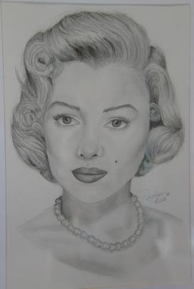 Pencil on paper by Peyton-Rose Young, 14, Heriot.