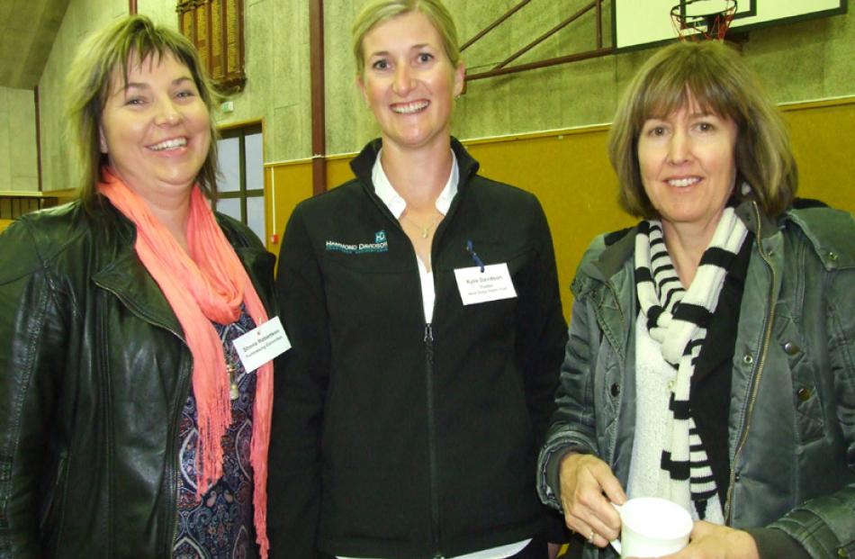 Shona Robertson of Heriot, Kylie Davidson of Riversdale, and Nanette Benington of Queenstown.