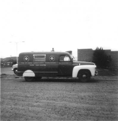 Mosgiel's first ambulance. Photos supplied.