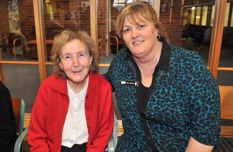 Joan Morris and Amanda Buchanan, both of Dunedin.