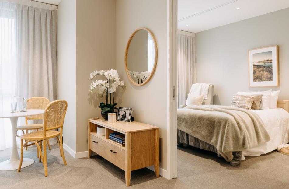Artist impression of a bedroom. Image: supplied 