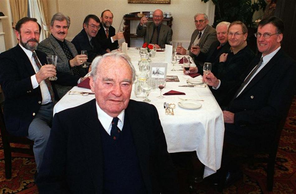 Gordon Parry celebrates his 80th birthday. Photo by ODT.