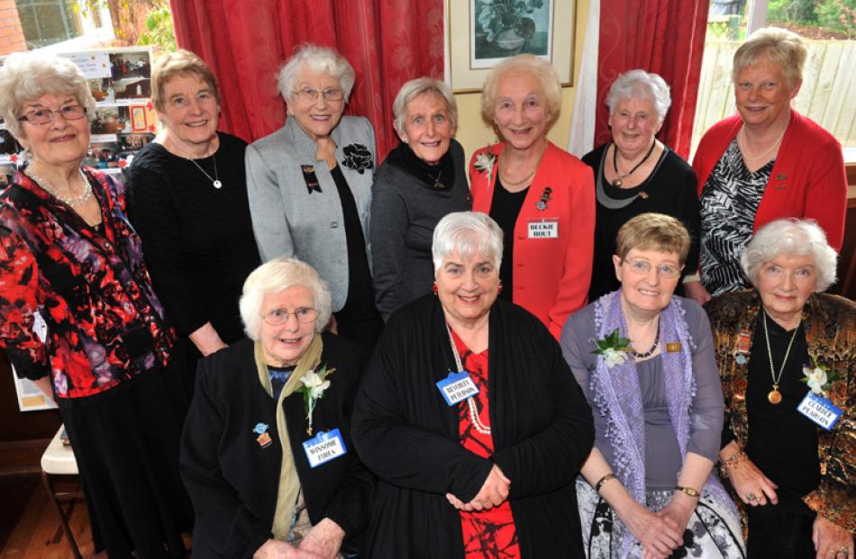 Presidents: Front: Winsome James, Beverley Peterson, Lee McLauchlan &amp; Clarice Pearson(all...