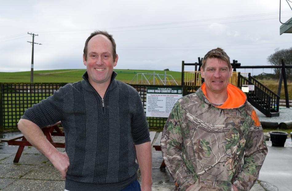 Tony Roubroeks, of Mokotua, and Toby Cooper, of Gorge Road.