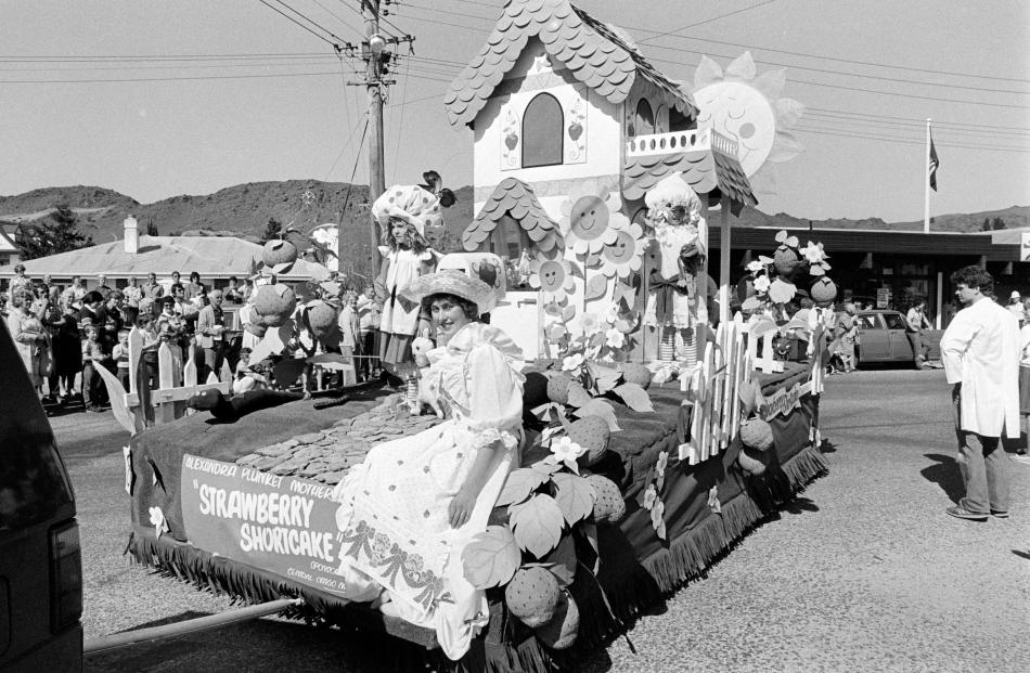 In 1984, the Alexandra Plunket Mothers float, Strawberry Shortcake, gained first place by popular...