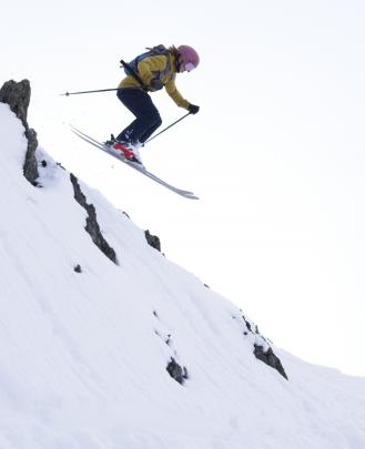 Eva in action in the mountains. PHOTO: TJ GLOVER