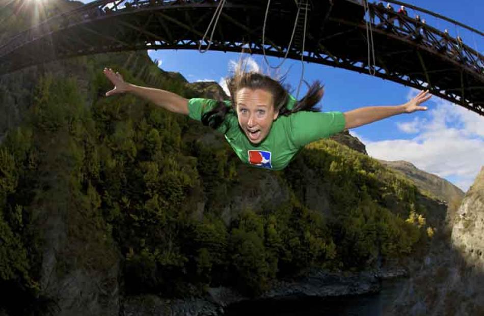 20 years of adrenilin-powered fun. Photo by AJ Hackett Bungy