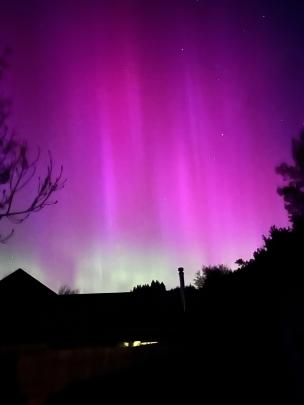 Aurora shines over Bradford. Photo: Tim Newman