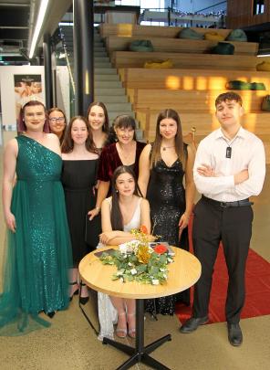 Some of the organising team were (from left) Nancy Turner, Lilly Paterson, Hollie Crawford, 14,...
