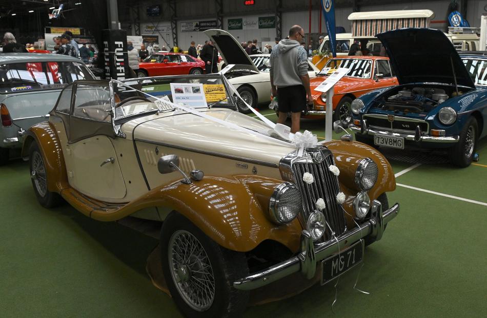 A 1955 MG TF. PHOTO: LINDA ROBERTSON