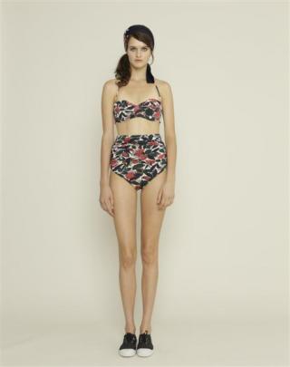 Ingrid Stanes blooming bikini top, $159; bikini bottoms, $89. This bikini will have you looking...