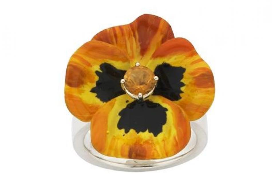 Karen Walker ring, $329. Adorn your fingers in flowers with this gorgeous Karen Walker ring.