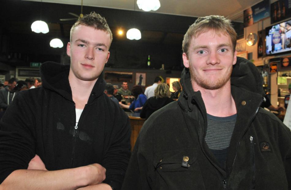 Sam Thomson, of North Canterbury, and Hugh de Lacy, of Rangiora.