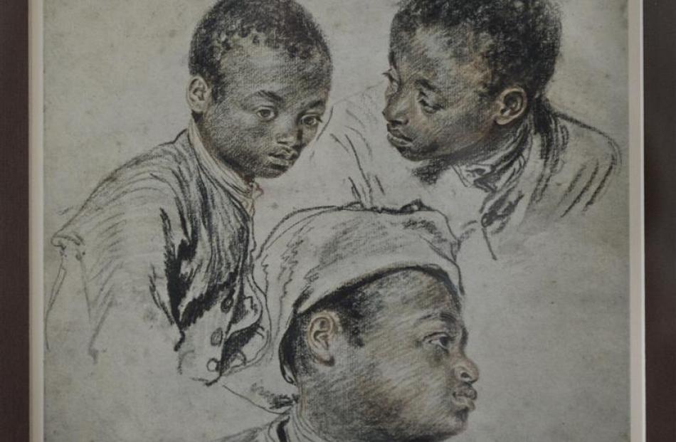 Three Negro Boys, by Jean-Antoine Watteau was given to Mrs Kirkwood when she was in her early 20s...