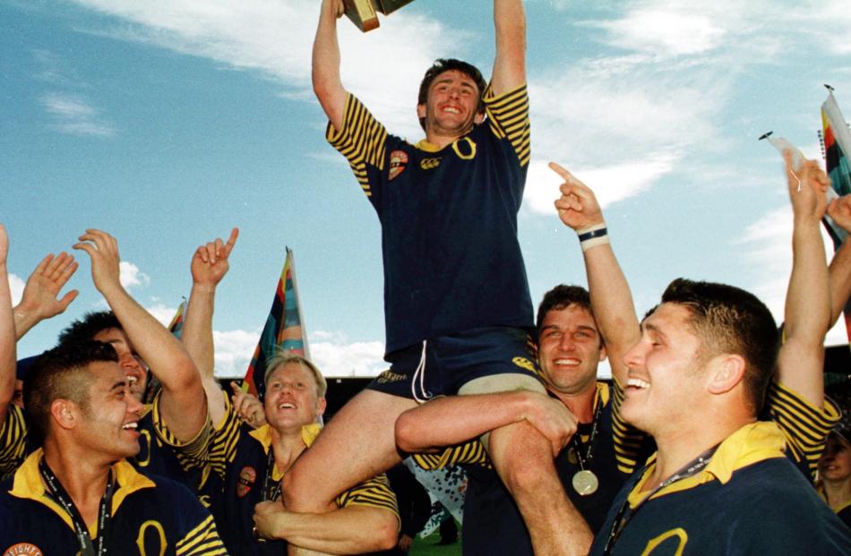The 1999 Highlanders away strip. PHOTO: ODT FILES