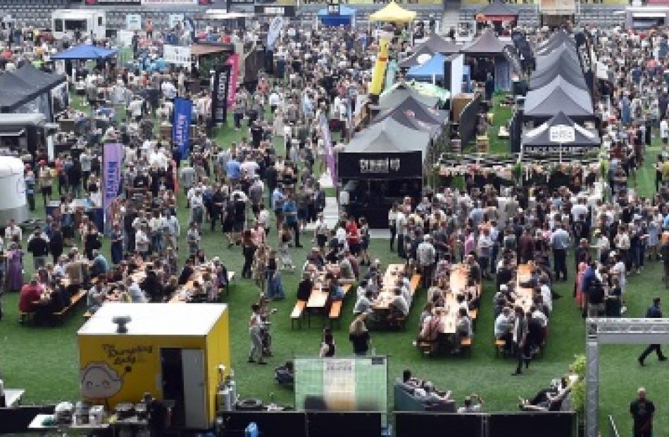 Sold out . . . More than 6000 revellers enjoyed the festival.