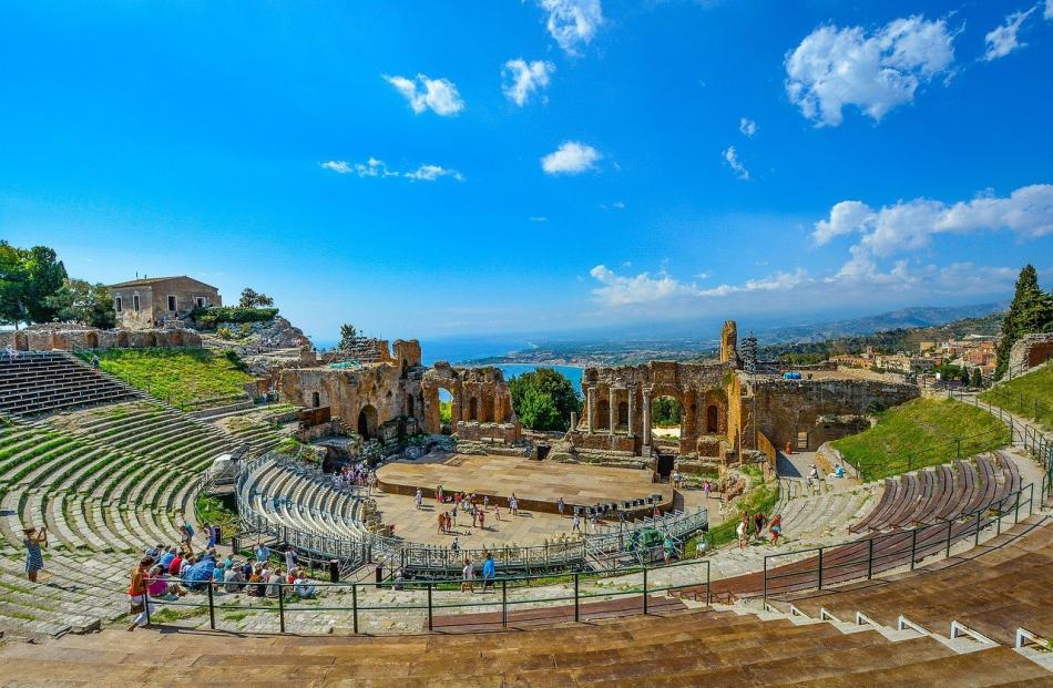 The glorious old Teatro Greco. PHOTO: SUPPLIED