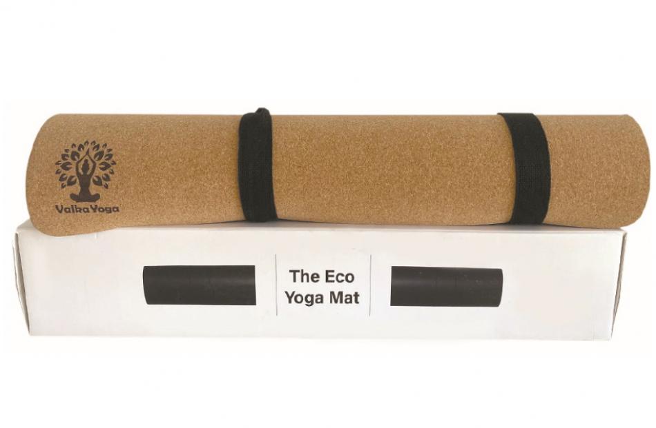 Cork Yoga Mats non-slip for Dry & Hot • Antimicrobial • 100% Vegan from Health 2000 Sunray,...