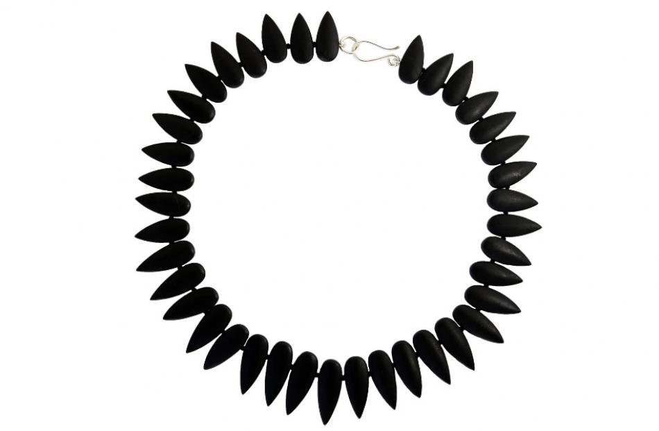 Onyx Point Necklace from Joanna Salmond.
