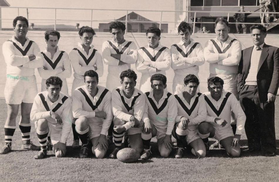 The 1960 Kia Toa rugby league team. Photo supplied.