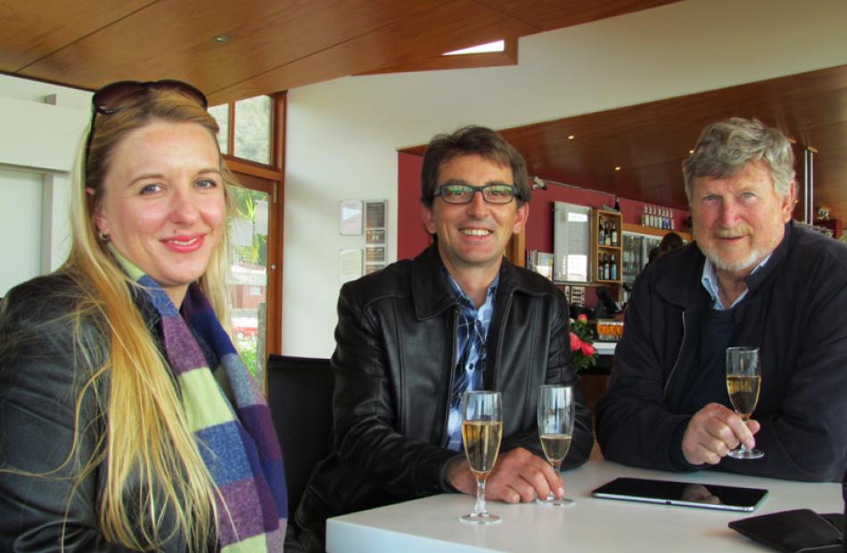 Renee Feist, Jake Alcorn and Carl Lindner, all from Barossa Valley, South Australia.