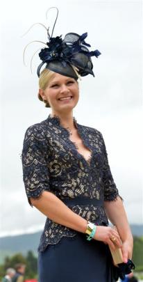 Fashions on the Field winner Maria Wright, of Christchurch, at Wingatui.