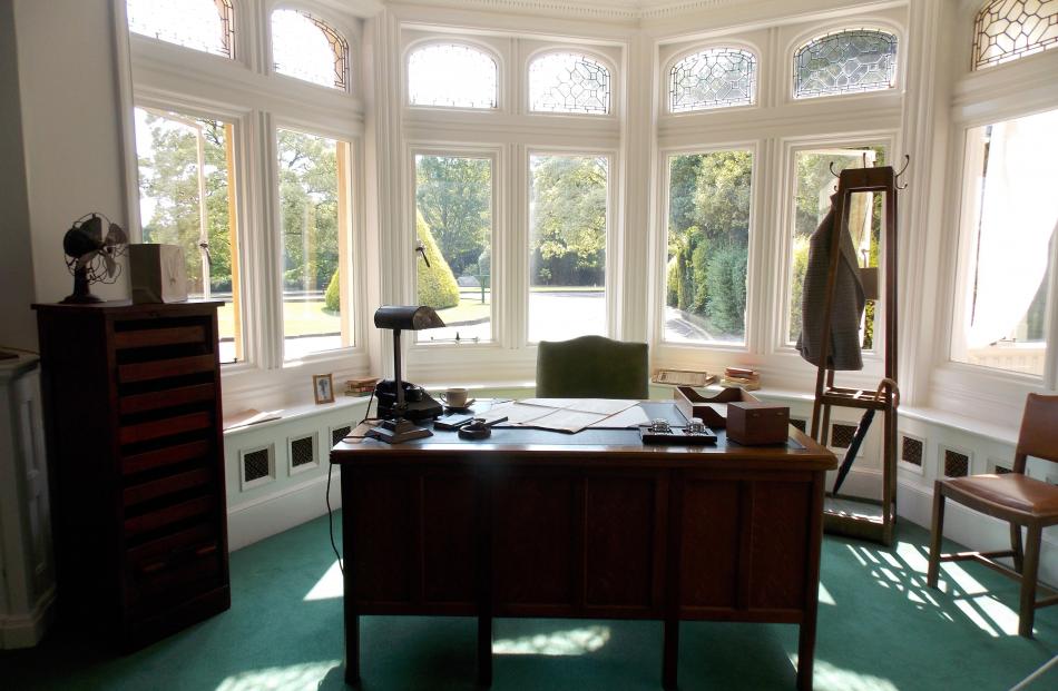 Commander Alistair Denniston's office at Bletchley Park.