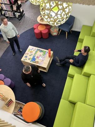 Younger readers have their own bright space within the refurbished Alexandra library.