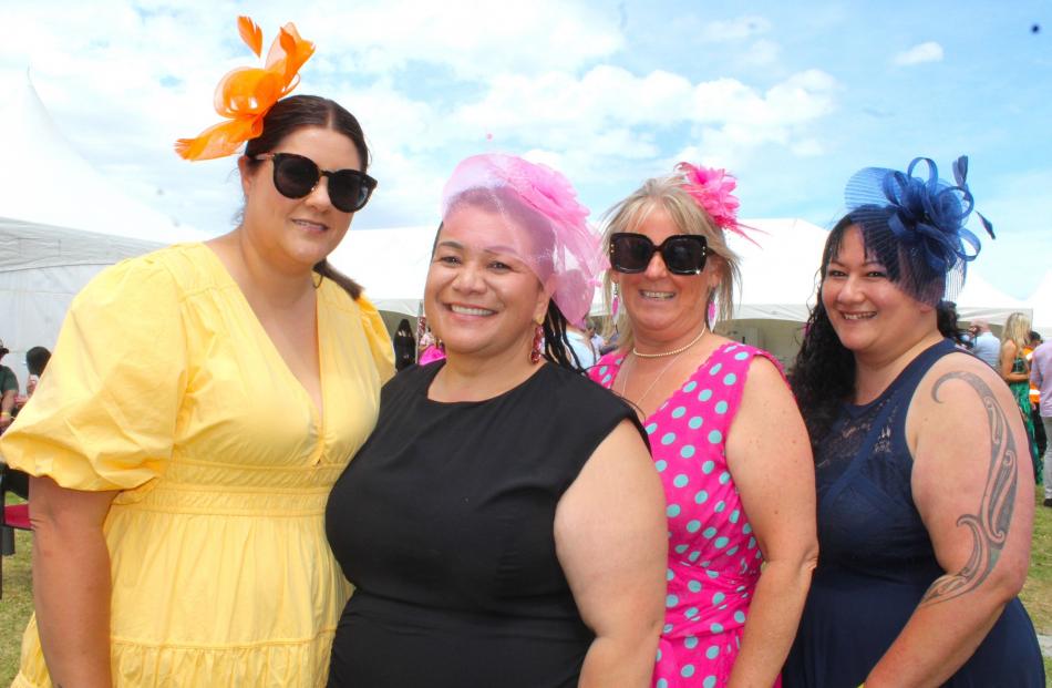 Southlanders (from left) Keisha Taula, Loretta Schmidt, Megan Ussher and Jamie Hatcher thought it...