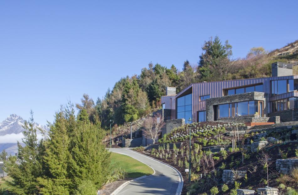 The Queenstown mansion.