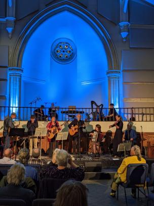 Folk showcase ... Performers entertain during last year’s Ballads to Blues showcase, presented by...