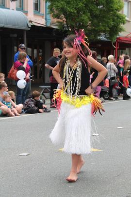 A Pacific Island dancer.