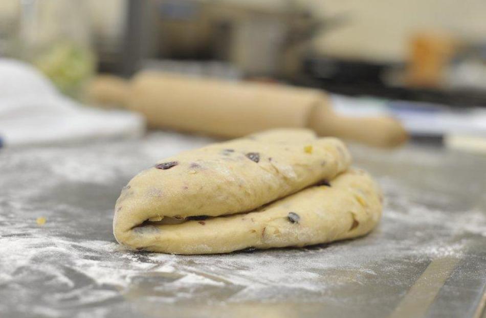 Making the stollen Step 7).